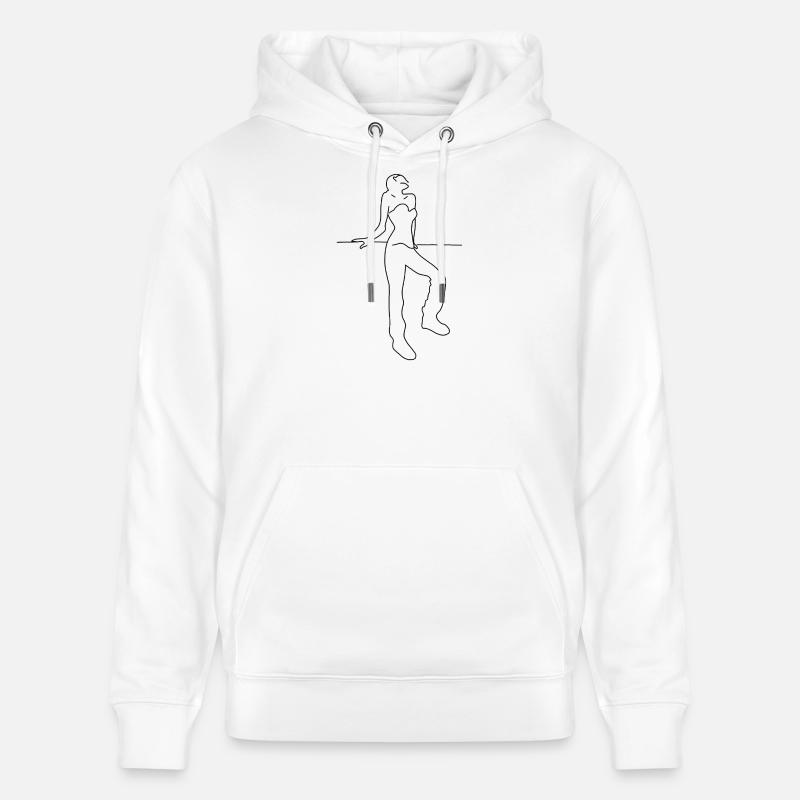 Dame - Sweat à capuche bio CRUISER Stanley/Stella Unisexe - blanc