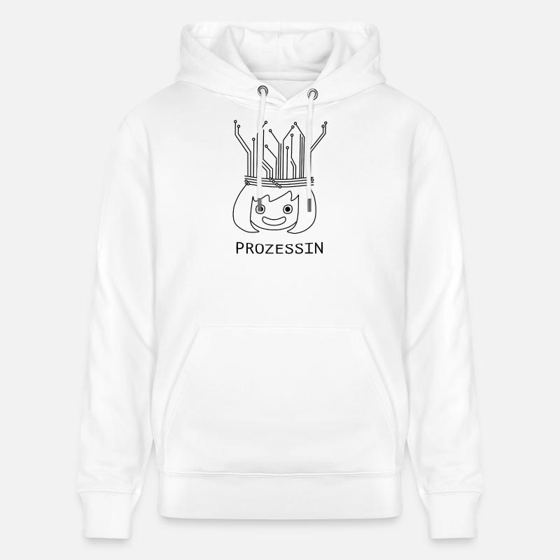 Processus avec Tech Crown - Sweat à capuche bio CRUISER Stanley/Stella Unisexe - blanc