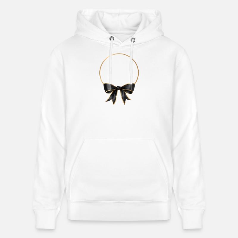 Arc Cercle Or Noir - Sweat à capuche bio CRUISER Stanley/Stella Unisexe - blanc