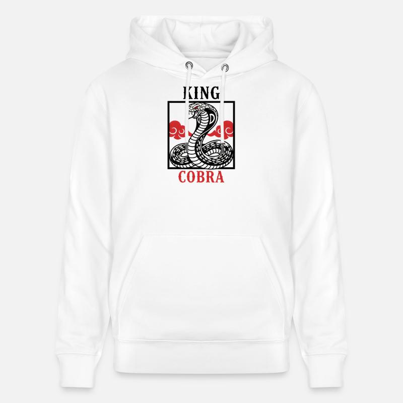 Emblème Royal King Cobra - Sweat à capuche bio CRUISER Stanley/Stella Unisexe - blanc