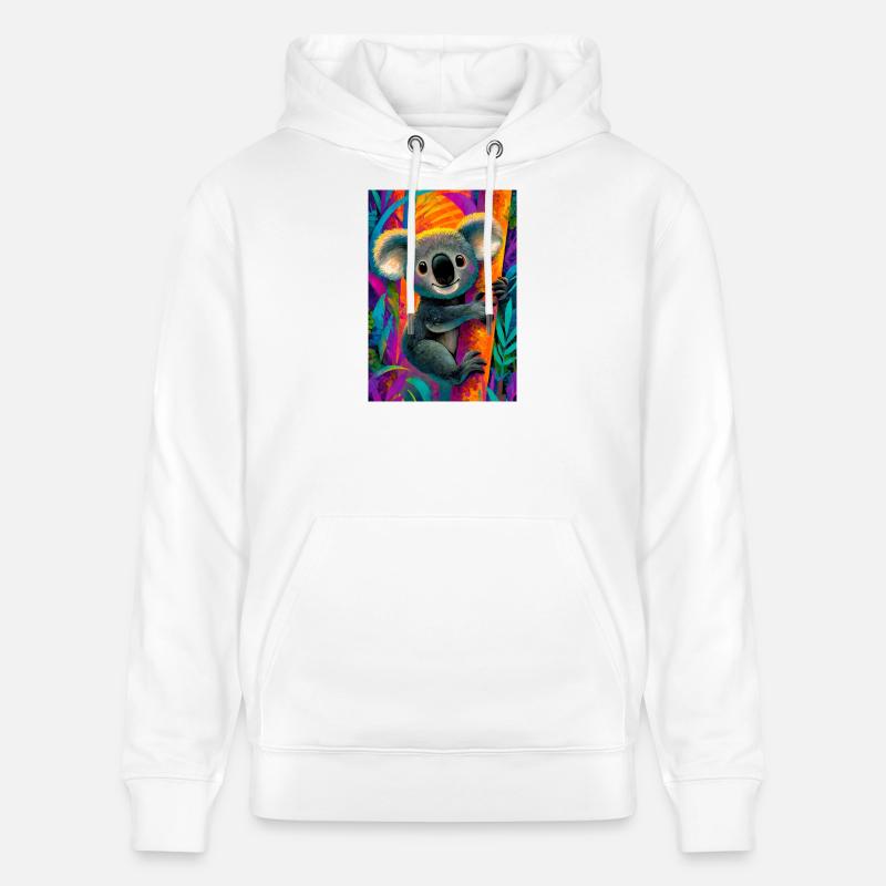 Koala - Sweat à capuche bio CRUISER Stanley/Stella Unisexe - blanc