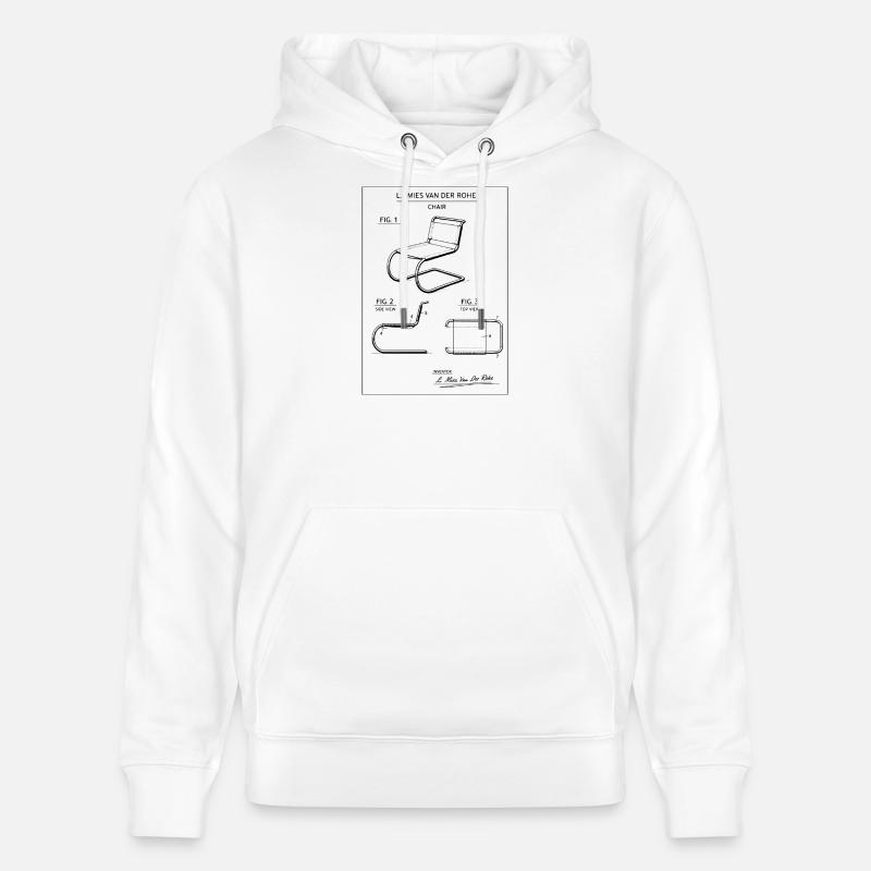 Conception moderne des chaises - Sweat à capuche bio CRUISER Stanley/Stella Unisexe - blanc