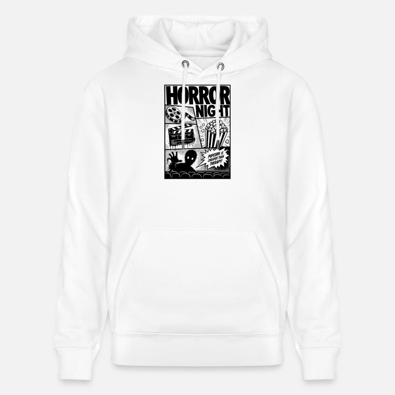 Horror Kino Zombie Comic - Stanley/Stella Unisex Bio-Hoodie CRUISER  - Weiß