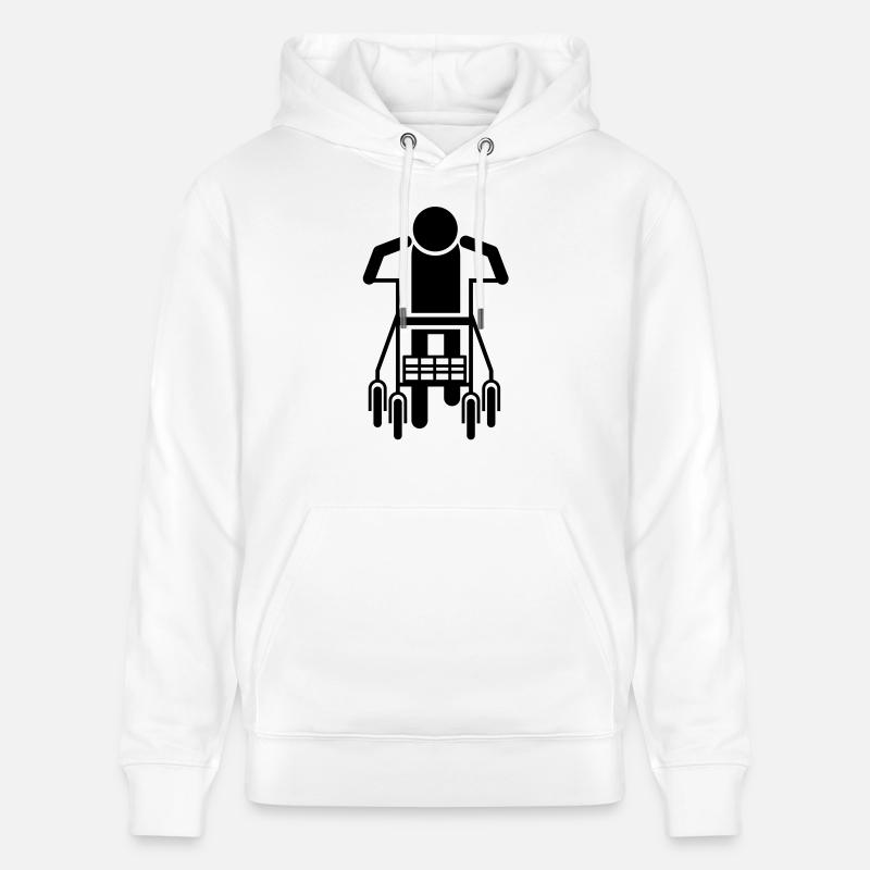 Walker - Sweat à capuche bio CRUISER Stanley/Stella Unisexe - blanc