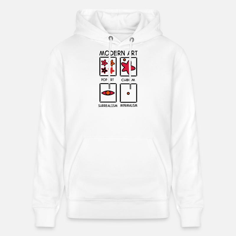 2541614 122757476 art - Sweat à capuche bio CRUISER Stanley/Stella Unisexe - blanc