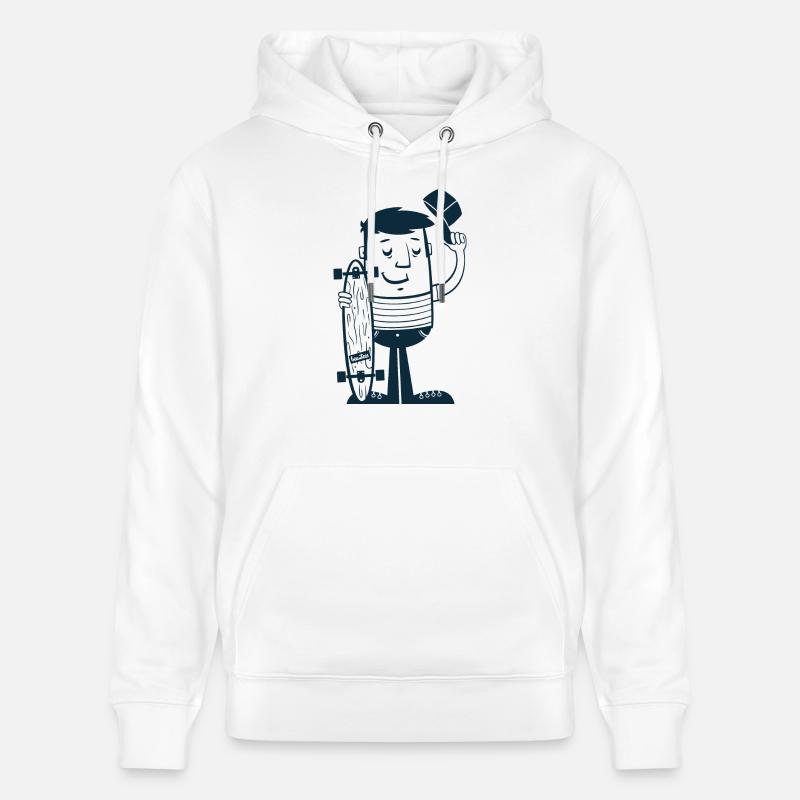 Don't Call It Skateboard - Stanley/Stella Unisex Bio-Hoodie CRUISER  - Weiß