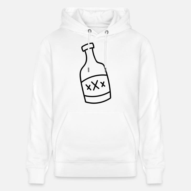 Bouteille d’alcool - Sweat à capuche bio CRUISER Stanley/Stella Unisexe - blanc