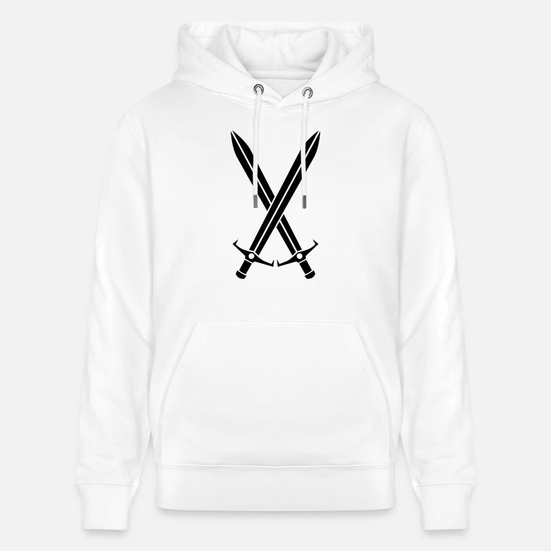 épées - Sweat à capuche bio CRUISER Stanley/Stella Unisexe - blanc