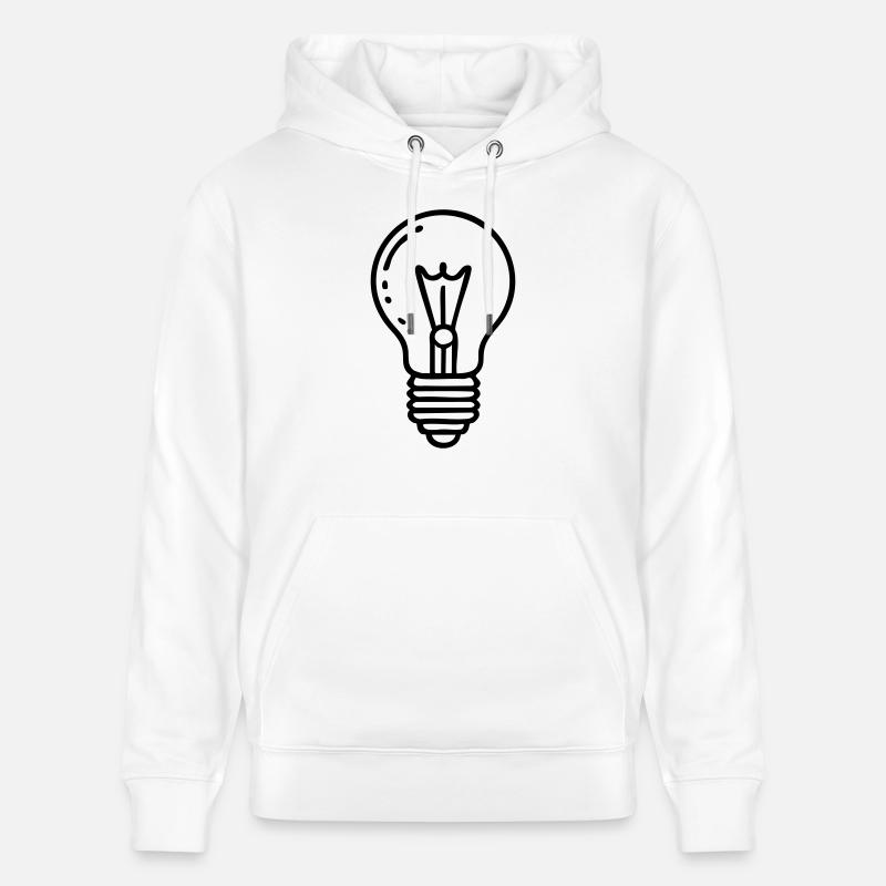 Idée d’ampoule - Sweat à capuche bio CRUISER Stanley/Stella Unisexe - blanc