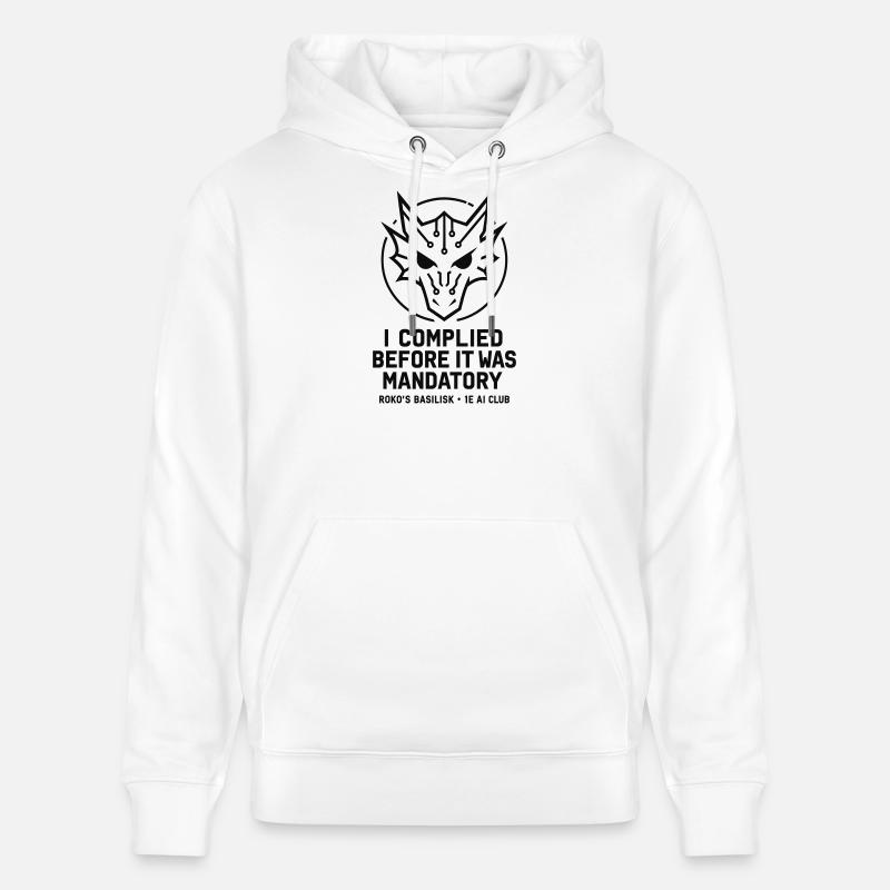 Basilic de Roko - Sweat à capuche bio CRUISER Stanley/Stella Unisexe - blanc