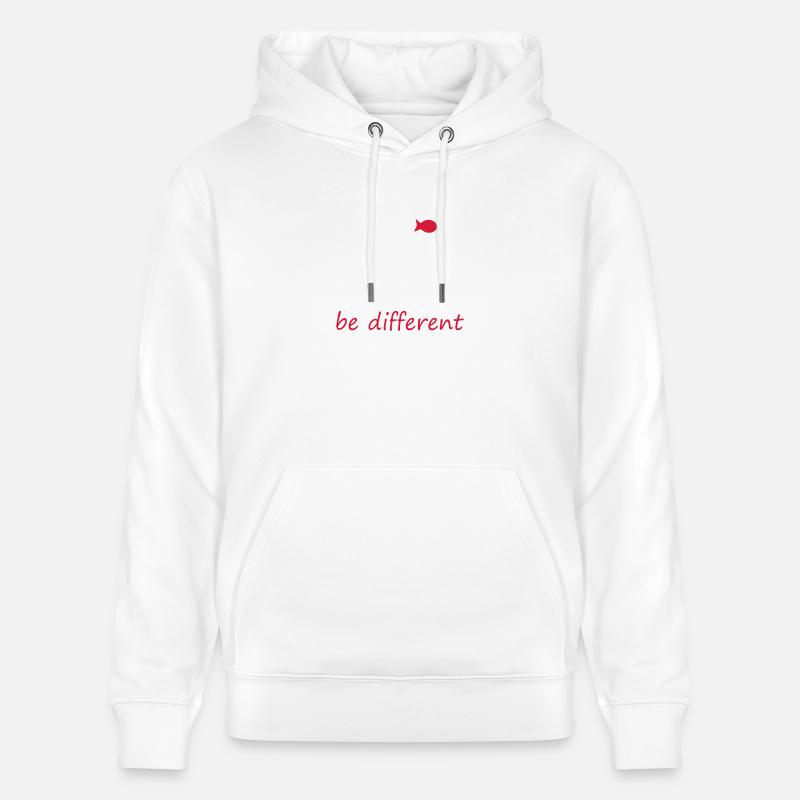 être différent - Sweat à capuche bio CRUISER Stanley/Stella Unisexe - blanc