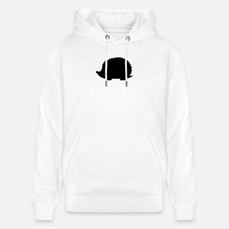 hérisson - Sweat à capuche bio CRUISER Stanley/Stella Unisexe - blanc