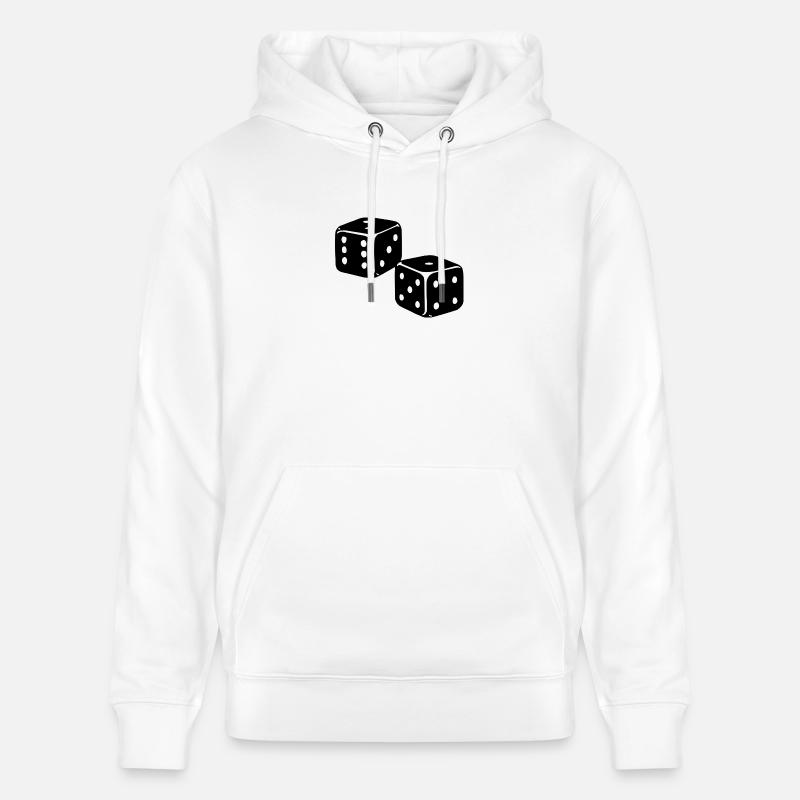 cubes - Sweat à capuche bio CRUISER Stanley/Stella Unisexe - blanc
