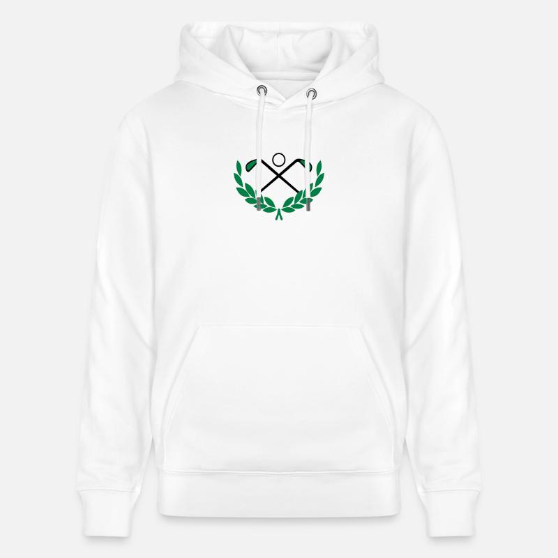 Golf Logo - Sweat à capuche bio CRUISER Stanley/Stella Unisexe - blanc