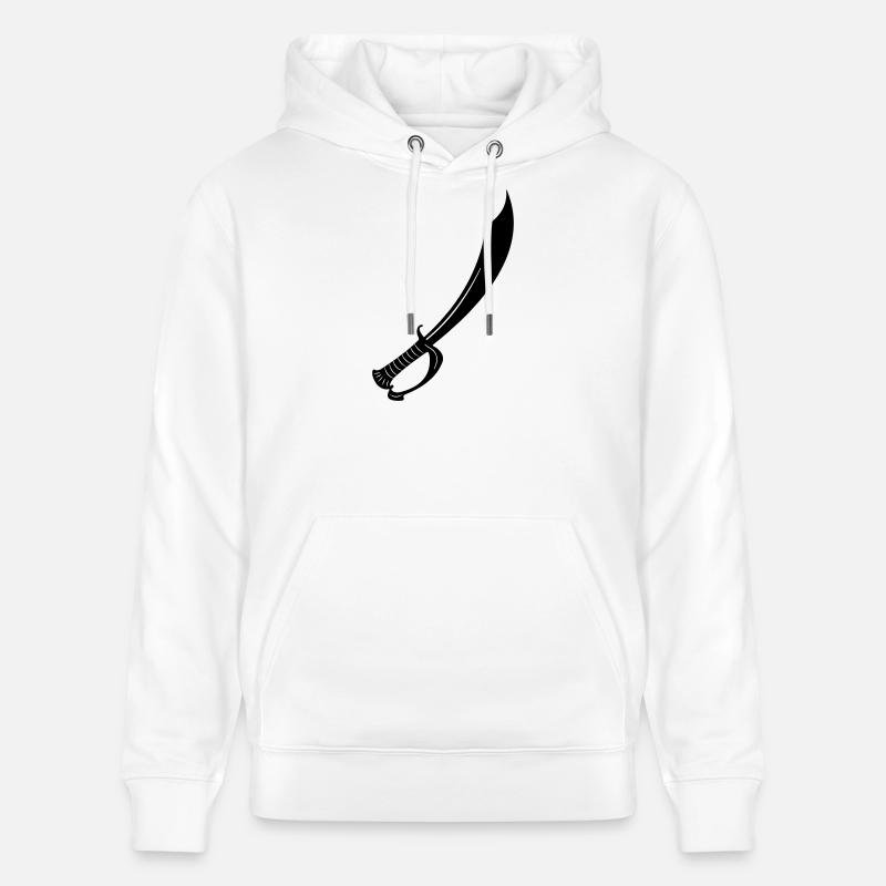 Épée - Sweat à capuche bio CRUISER Stanley/Stella Unisexe - blanc