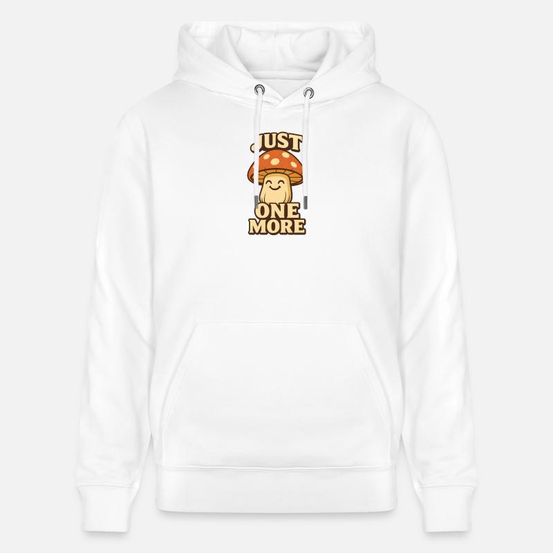 Juste un champignon de plus - Sweat à capuche bio CRUISER Stanley/Stella Unisexe - blanc