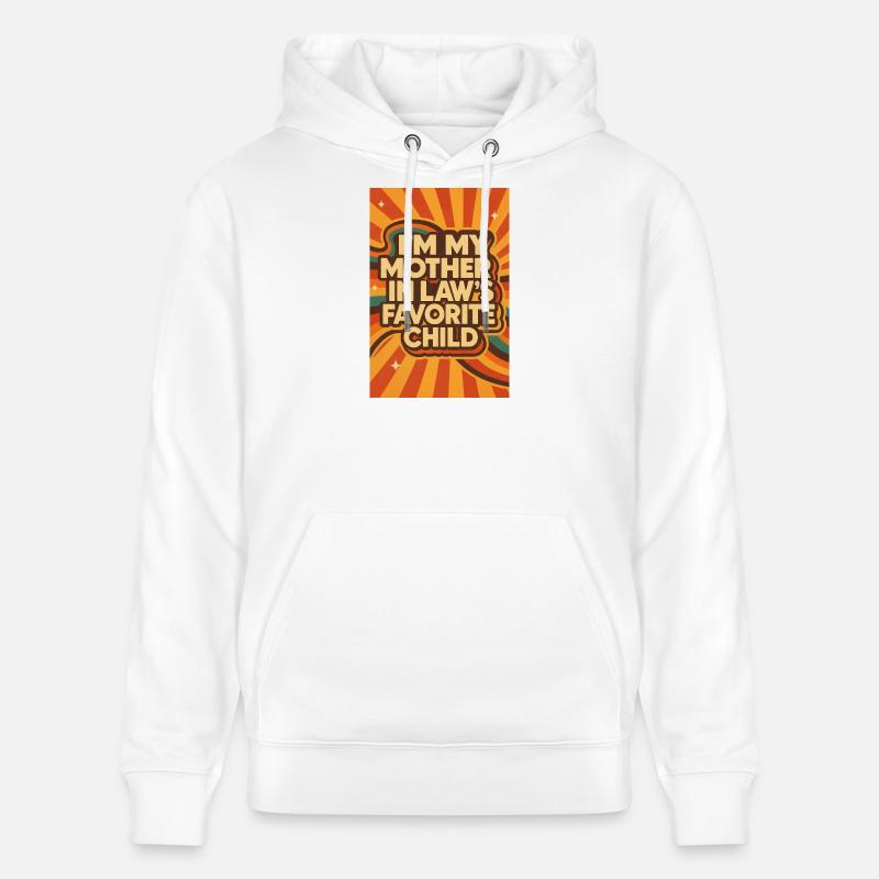 L’enfant préféré de la belle-mère - Sweat à capuche bio CRUISER Stanley/Stella Unisexe - blanc