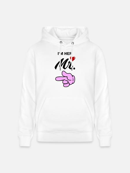 im her mr - Stanley/Stella Unisex Bio-Hoodie CRUISER - Weiß