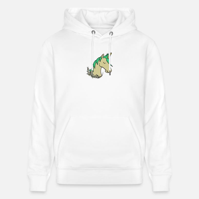 Uni-Corn - Sweat à capuche bio CRUISER Stanley/Stella Unisexe - blanc