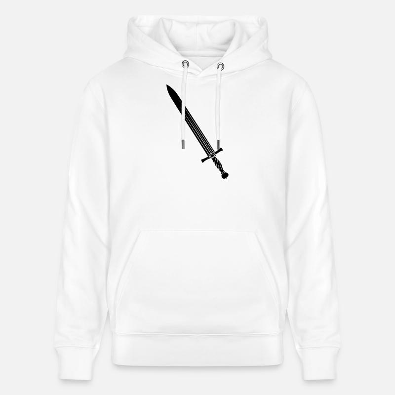Épée - Sweat à capuche bio CRUISER Stanley/Stella Unisexe - blanc