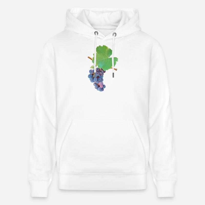 Raisins – élégance fruitée - Sweat à capuche bio CRUISER Stanley/Stella Unisexe - blanc