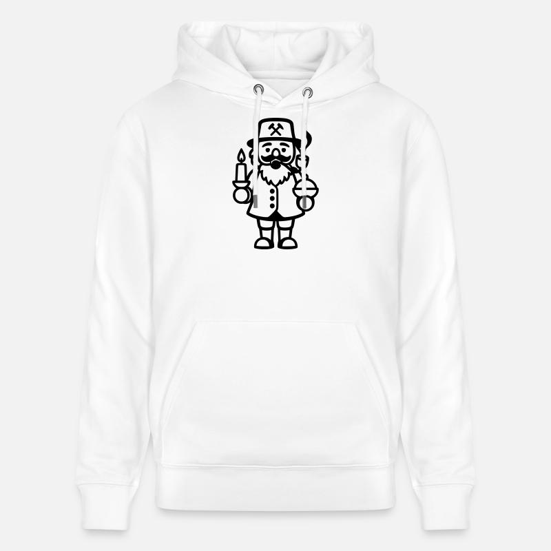 Räuchermann Räuchermännchen Noël - Sweat à capuche bio CRUISER Stanley/Stella Unisexe - blanc