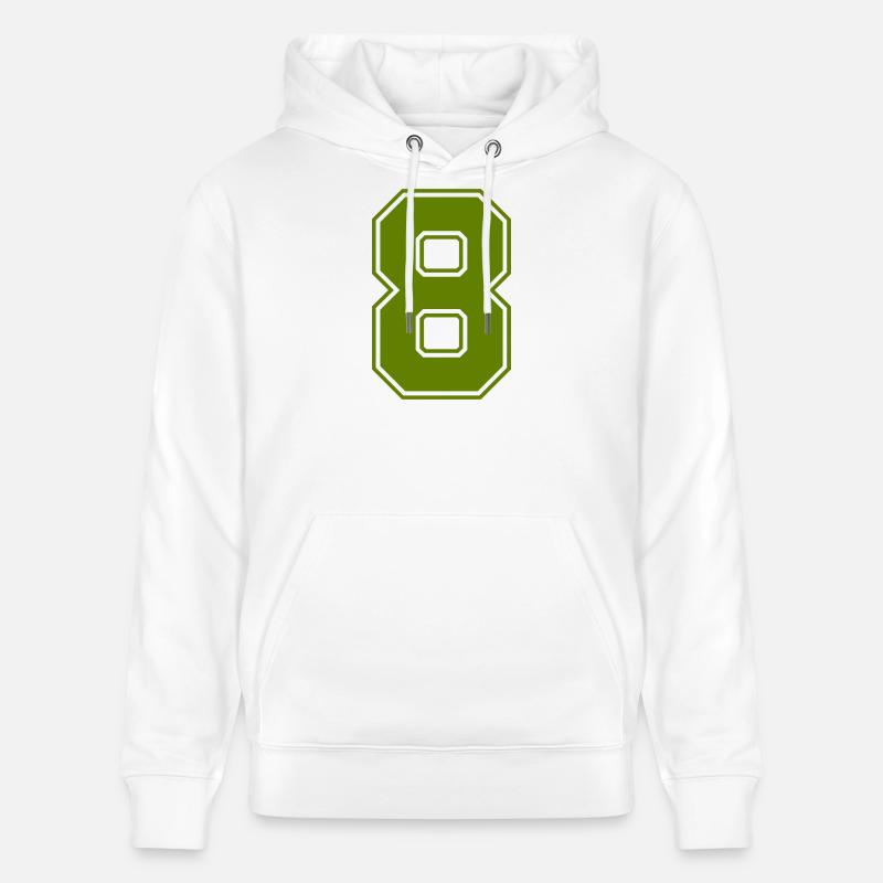 8 - Sweat à capuche bio CRUISER Stanley/Stella Unisexe - blanc