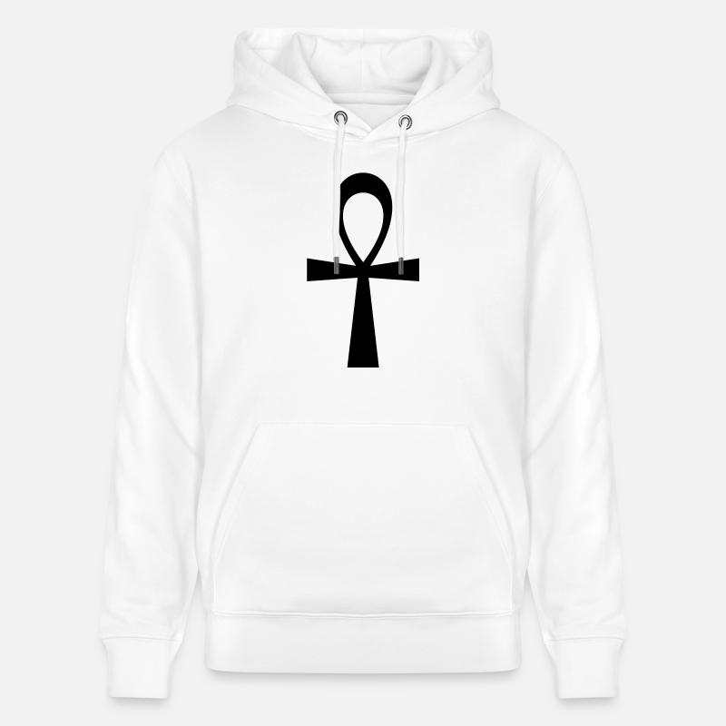 Ankh ANCH / Ankh - Sweat à capuche bio CRUISER Stanley/Stella Unisexe - blanc