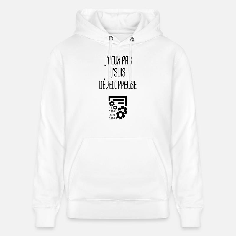 Entwickler / Informatiker / Programmierer / - Stanley/Stella Unisex Bio-Hoodie CRUISER  - Weiß
