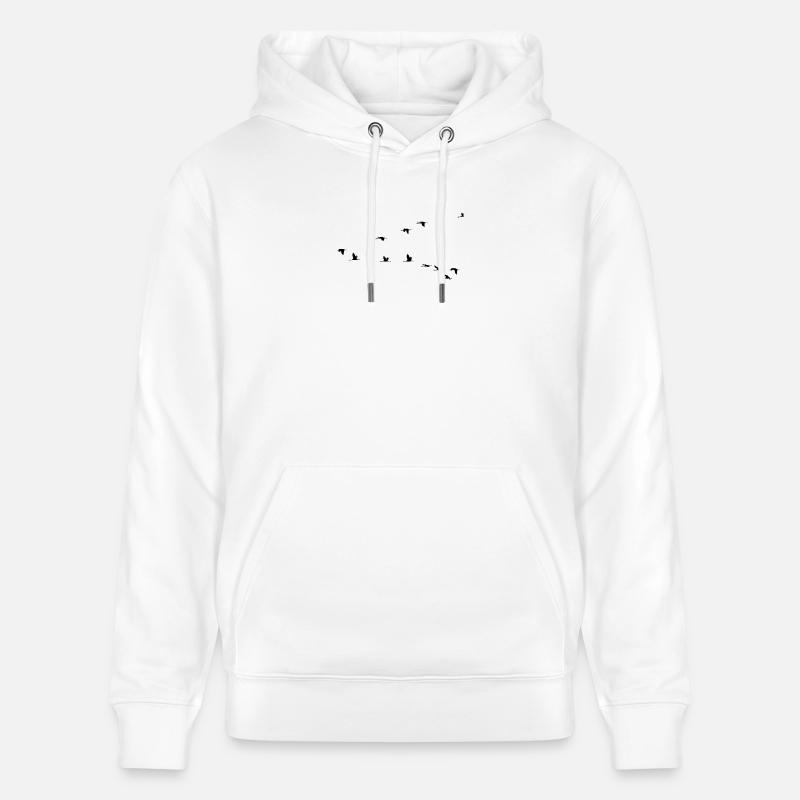 bir D142 - Sweat à capuche bio CRUISER Stanley/Stella Unisexe - blanc