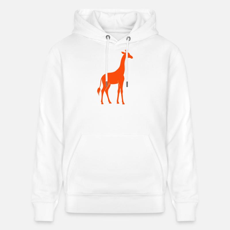 Girafes - Sweat à capuche bio CRUISER Stanley/Stella Unisexe - blanc