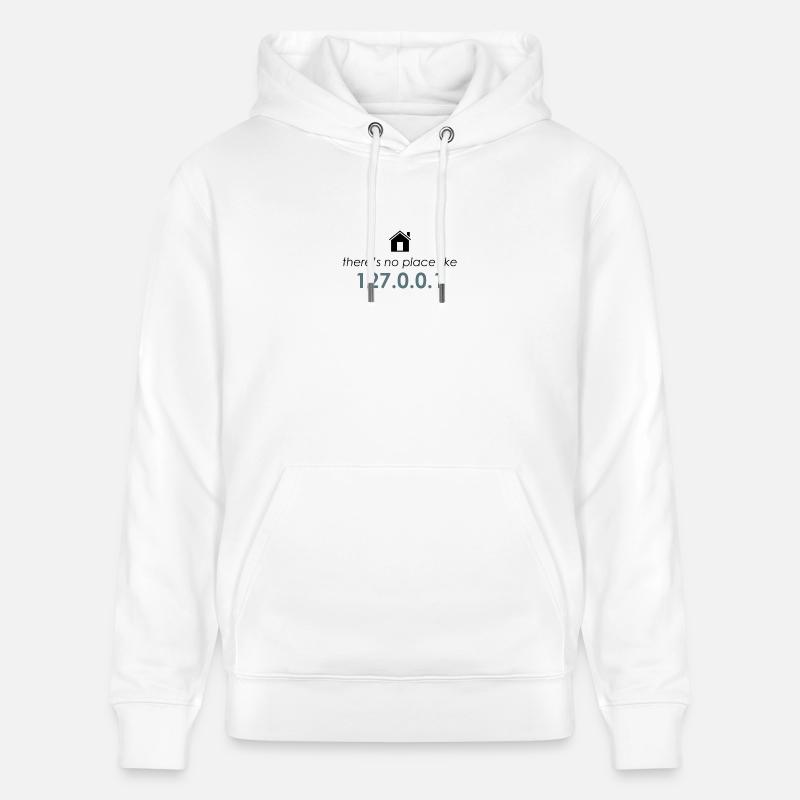 localhost - Sweat à capuche bio CRUISER Stanley/Stella Unisexe - blanc