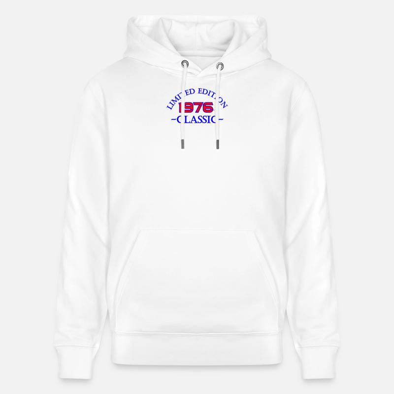 Édition limitée 1976 Classic - Sweat à capuche bio CRUISER Stanley/Stella Unisexe - blanc
