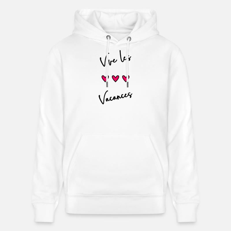 RETRAITE. BONNE RETRAITE. JOYEUSE RETRAITE - Sweat à capuche bio CRUISER Stanley/Stella Unisexe - blanc