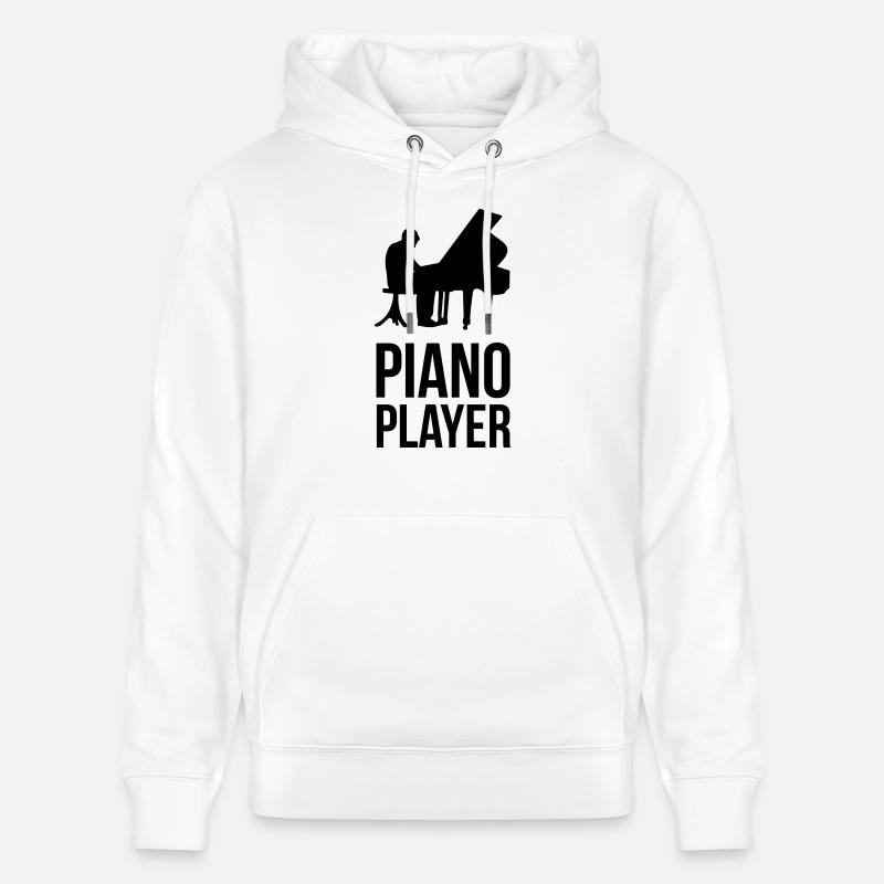 Piano Player - Stanley/Stella Unisex Bio-Hoodie CRUISER - Weiß