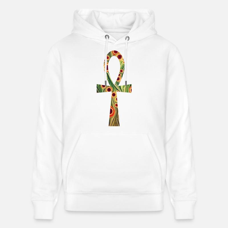 anch e 110 - Sweat à capuche bio CRUISER Stanley/Stella Unisexe - blanc