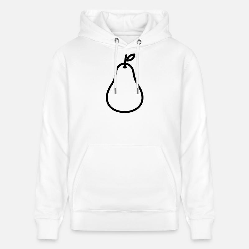 poire - Sweat à capuche bio CRUISER Stanley/Stella Unisexe - blanc