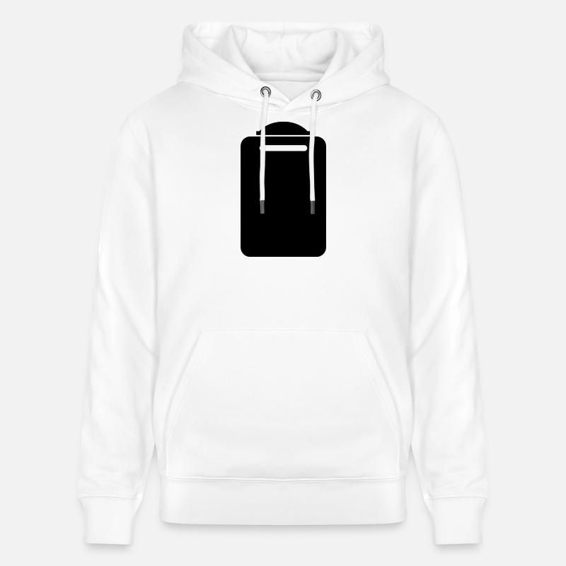 Planche à découper - Sweat à capuche bio CRUISER Stanley/Stella Unisexe - blanc