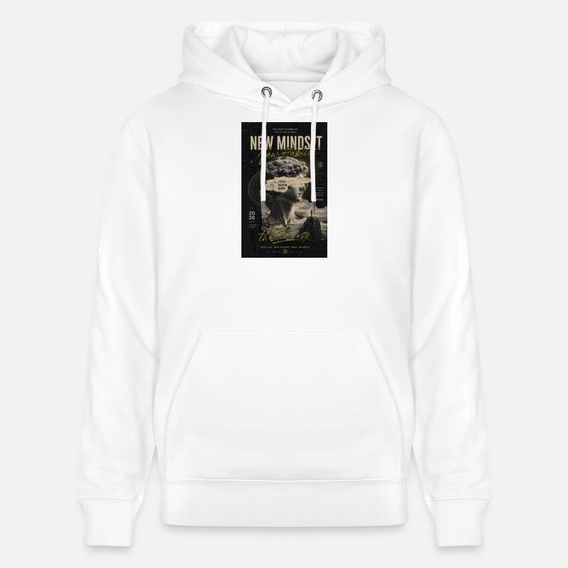 Nouvel esprit, nouvelles habitudes - Sweat à capuche bio CRUISER Stanley/Stella Unisexe - blanc