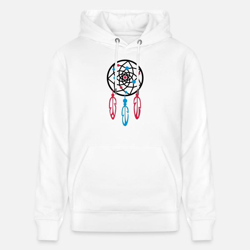 Dreamcatcher / Dreamcatcher PERLES - Sweat à capuche bio CRUISER Stanley/Stella Unisexe - blanc