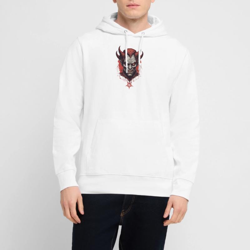 Hell demon devil Stanley/Stella CRUISER Unisex Organic Hoodie