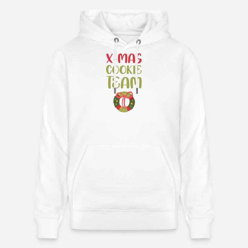 L’équipe des biscuits de Noël - Sweat à capuche bio CRUISER Stanley/Stella Unisexe - blanc