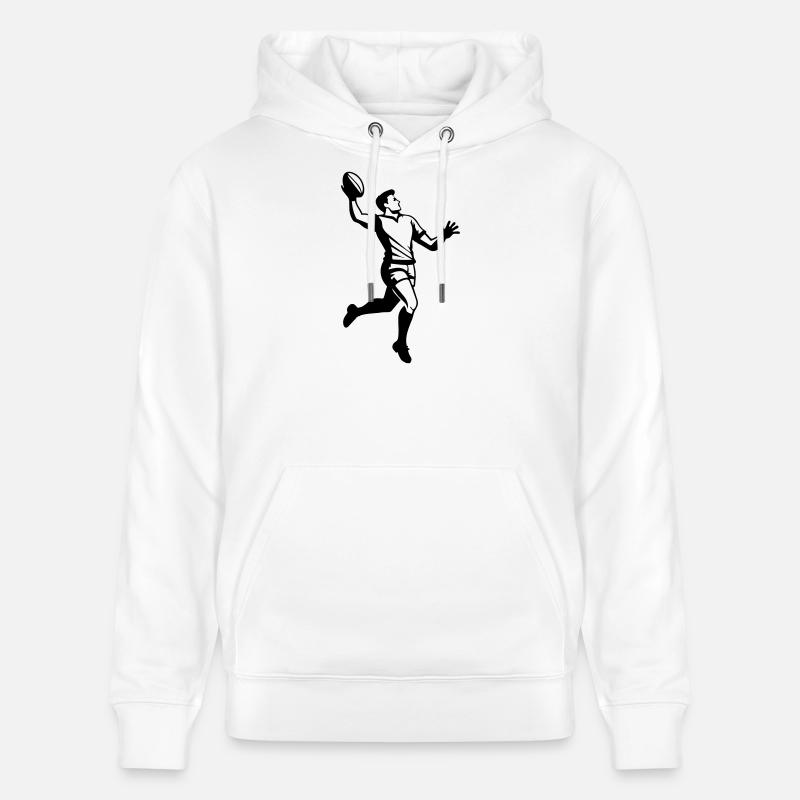 Rugby - Stanley/Stella CRUISER Unisex Organic Hoodie - white