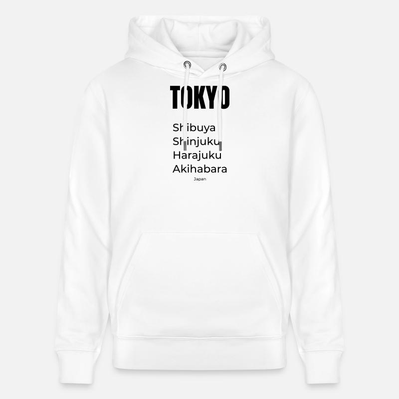 Thé du District de Tokyo - Sweat à capuche bio CRUISER Stanley/Stella Unisexe - blanc