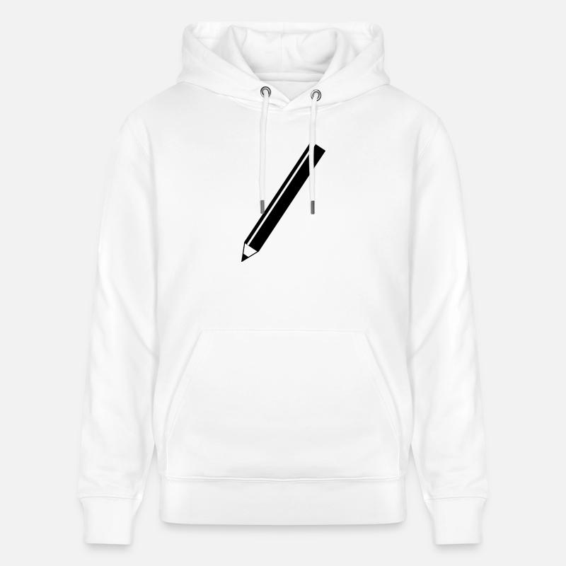 crayon - Sweat à capuche bio CRUISER Stanley/Stella Unisexe - blanc