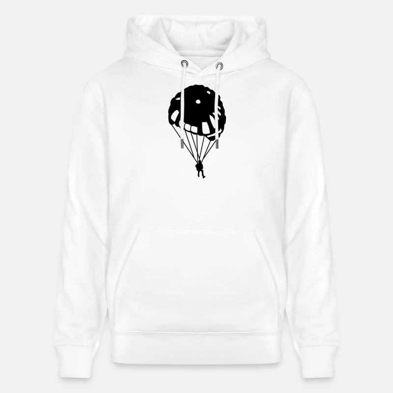 ut15 - Sweat à capuche bio CRUISER Stanley/Stella Unisexe - blanc