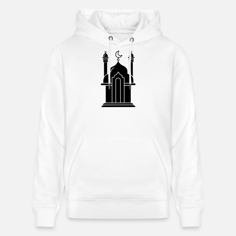 Moschee religiöses Bethaus 000 - Stanley/Stella Unisex Bio-Hoodie CRUISER  - Weiß