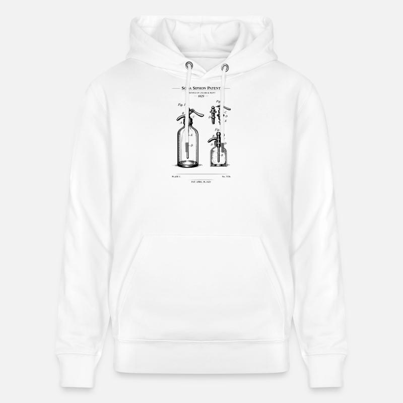 Conception du plan de Soda Siphone - Sweat à capuche bio CRUISER Stanley/Stella Unisexe - blanc