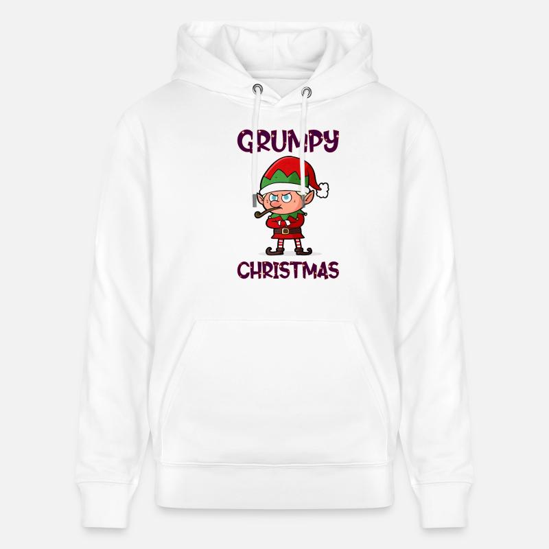 Elfe de Noël - Sweat à capuche bio CRUISER Stanley/Stella Unisexe - blanc