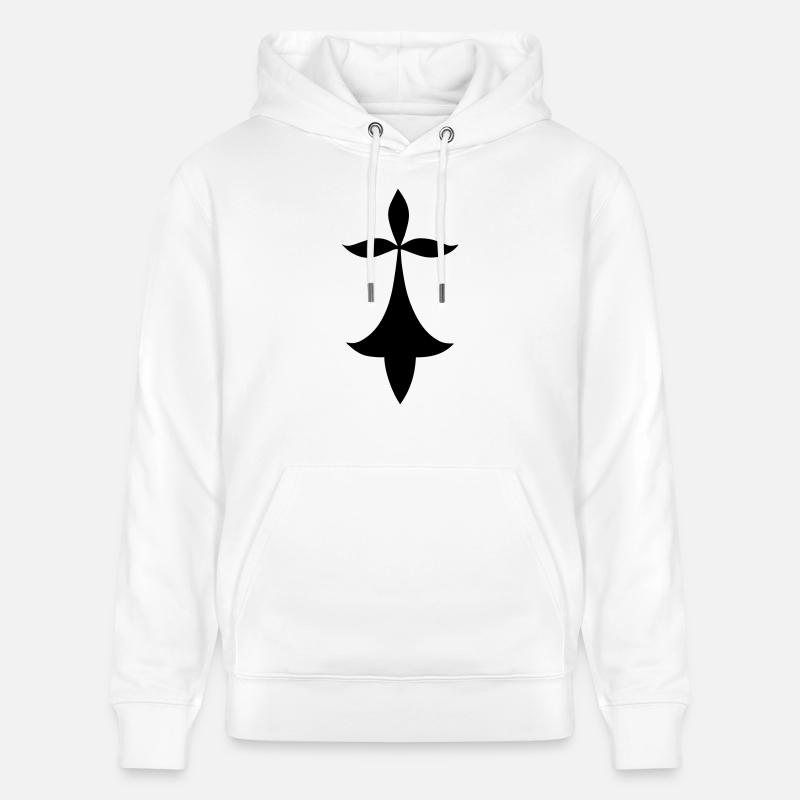 HERMINE - Sweat à capuche bio CRUISER Stanley/Stella Unisexe - blanc